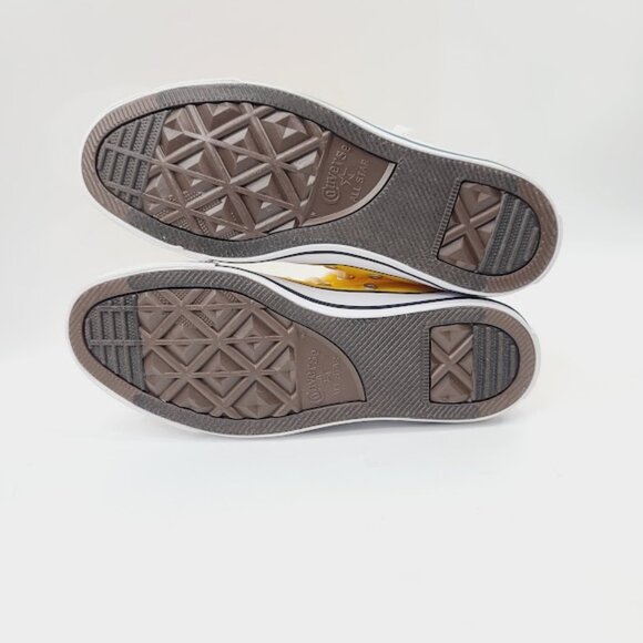 Converse Women's Yellow Chuck Taylor All Star 130125F Mid-Top Sneaker Size 7 - Picture 5 of 8